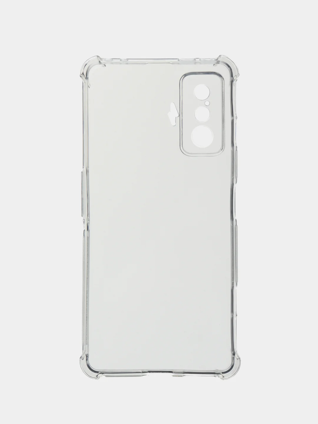 Прозрачный противоударный чехол BROSCORP для Xiaomi Poco F4 GT силиконовый с усиленными углами