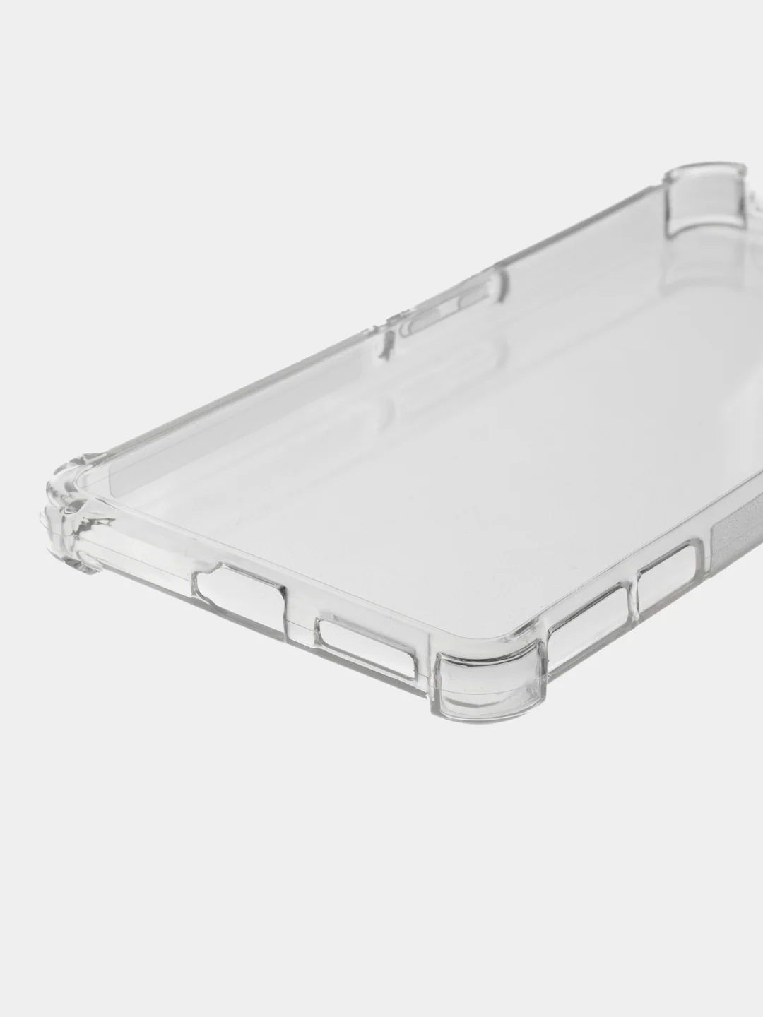 Прозрачный противоударный чехол BROSCORP для Xiaomi Poco F4 GT силиконовый с усиленными углами