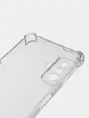 Прозрачный противоударный чехол BROSCORP для Xiaomi Poco F4 GT силиконовый с усиленными углами
