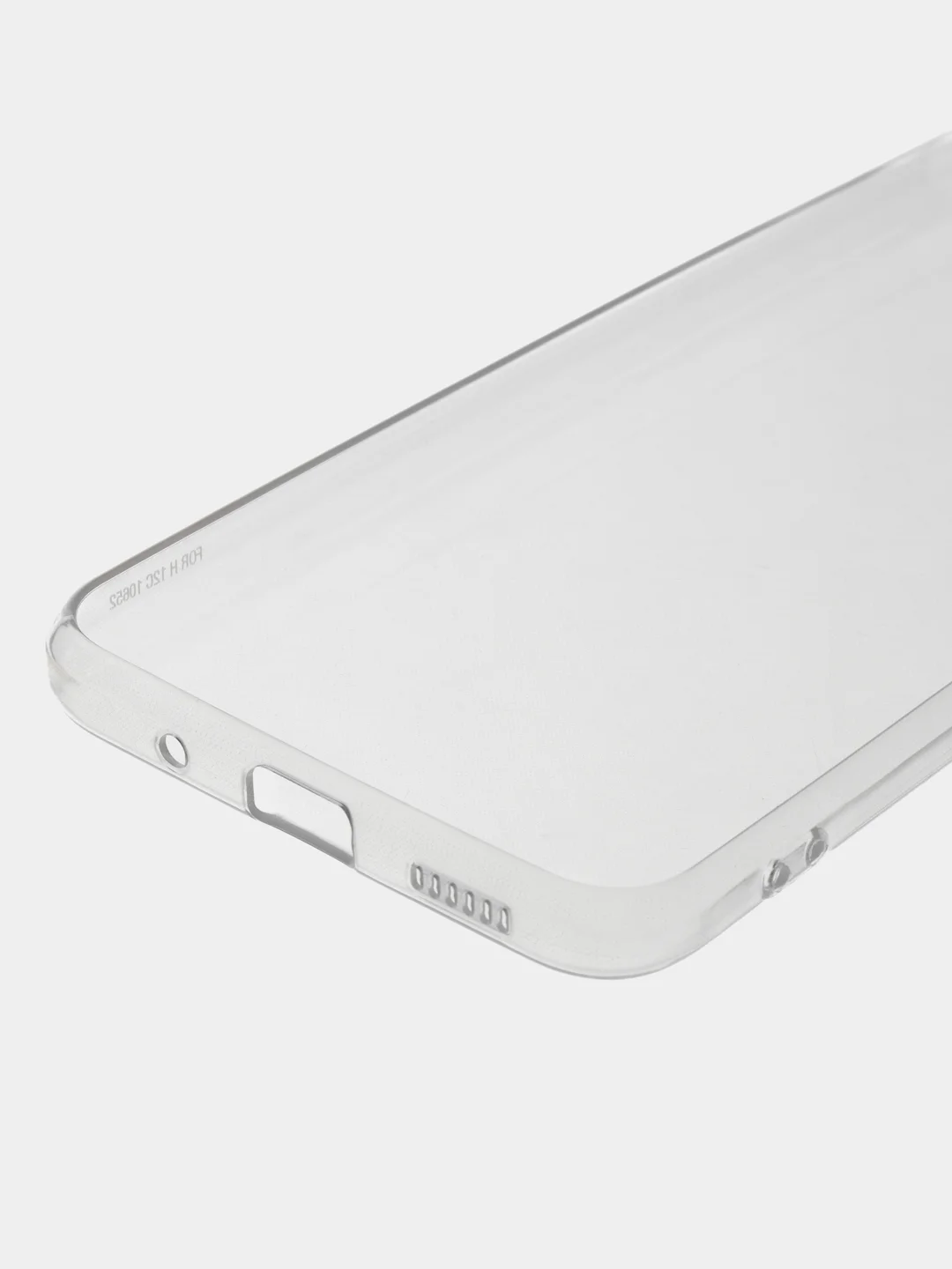Прозрачный силиконовый чехол Broscorp для Xiaomi Redmi 12С с защитой камер и от прилипания прозрачный