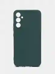 Зеленый чехол для Samsung Galaxy A34 силиконовый ROSCO матовый тонкий c бортиком- защитой камер