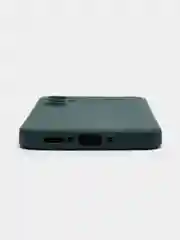 Зеленый чехол для Samsung Galaxy A34 силиконовый ROSCO матовый тонкий c бортиком- защитой камер