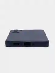 Синий чехол для Samsung Galaxy A34 силиконовый ROSCO матовый тонкий c бортиком- защитой камер