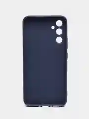 Синий чехол для Samsung Galaxy A34 силиконовый ROSCO матовый тонкий c бортиком- защитой камер