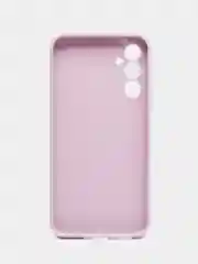 Фиолетовый чехол для Samsung Galaxy A34 силиконовый ROSCO матовый тонкий c бортиком- защитой камер