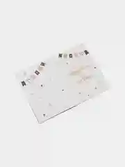 Багровый открытка деревянная, 10 х 14,5 см