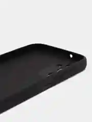 Черный чехол Samsung Galaxy A14 (Самсунг Галакси А14) прозрачный, силиконовый, с подкладом