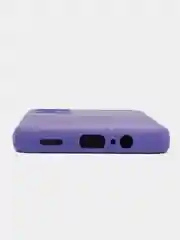 Аметистовый чехол Samsung Galaxy A14 (Самсунг Галакси А14) прозрачный, силиконовый, с подкладом