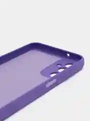 Аметистовый чехол Samsung Galaxy A14 (Самсунг Галакси А14) прозрачный, силиконовый, с подкладом