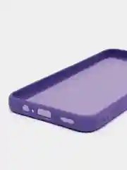 Аметистовый чехол Samsung Galaxy A14 (Самсунг Галакси А14) прозрачный, силиконовый, с подкладом