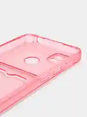 Розовый силиконовый чехол Xiaomi Redmi 9C 10A, с карманом для карт, прозрачный