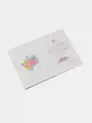 Алый открытка деревянная, 10 х 14,5 см
