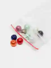 Разноцветный бусины круглые цветные, для плетения и украшений