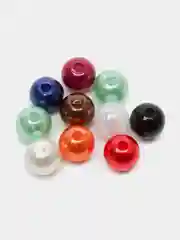 Разноцветный бусины круглые цветные, для плетения и украшений