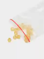 Горчичный бусины граненные, биконус