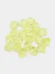 Желтый бусины граненные, биконус