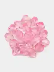 Розовый бусины граненные, биконус