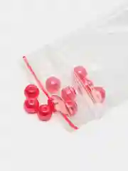 Фуксия бусины круглые цветные, для плетения и украшений
