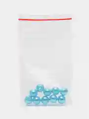 Бирюзовый бусины круглые цветные, для плетения и украшений