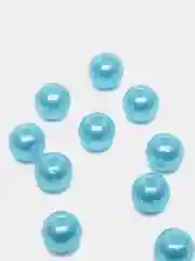 Бирюзовый бусины круглые цветные, для плетения и украшений