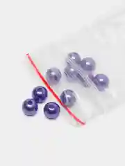 Фиолетовый бусины круглые цветные, для плетения и украшений