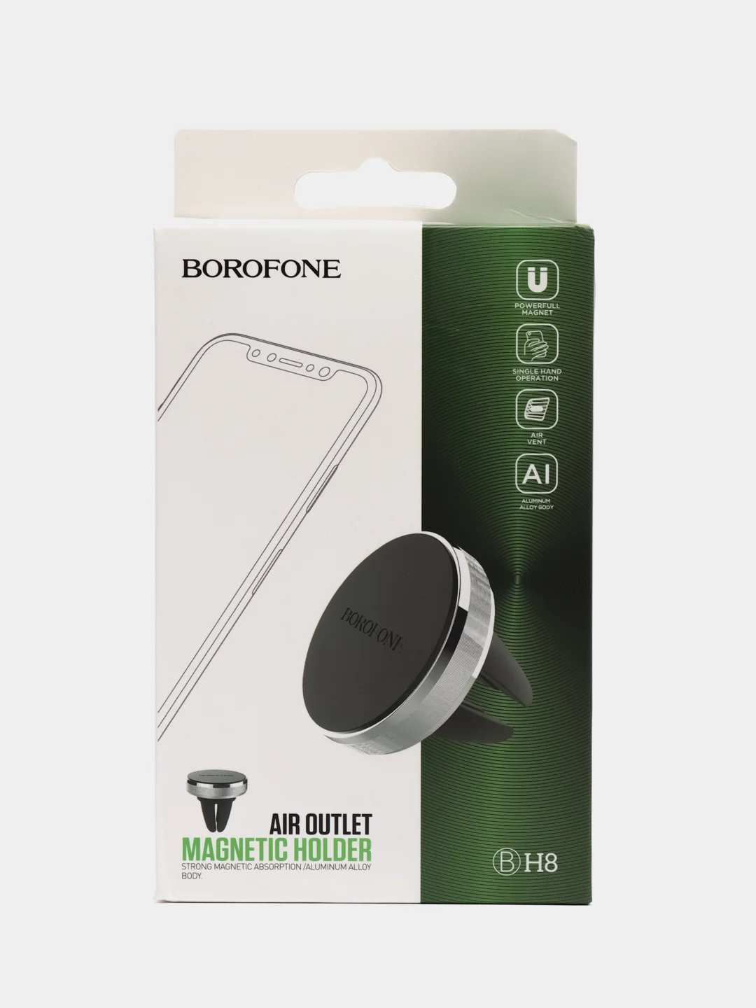 Автомобильный магнитный держатель для телефона Borofone BH8