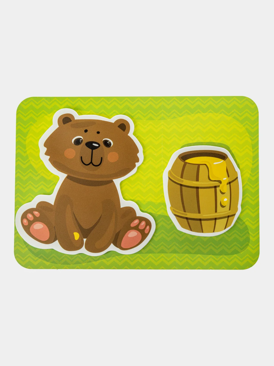 Лазурный развивающая игра на липучках: "Кто что ест?", изучаем фигуры