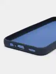 Синий меланж чехол Samsung Galaxy A14 (Самсунг Галакси А14) прозрачный, силиконовый, с подкладом