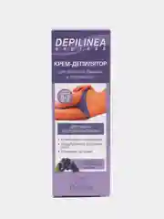 Фиолетовый крем-депилятор для депиляции в области бикини, подмышек, лица и ног