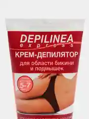Фиолетовый крем-депилятор для депиляции в области бикини, подмышек, лица и ног