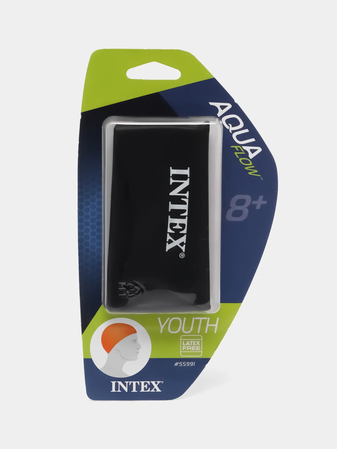 Черный шапочка для плавания Intex, 55991