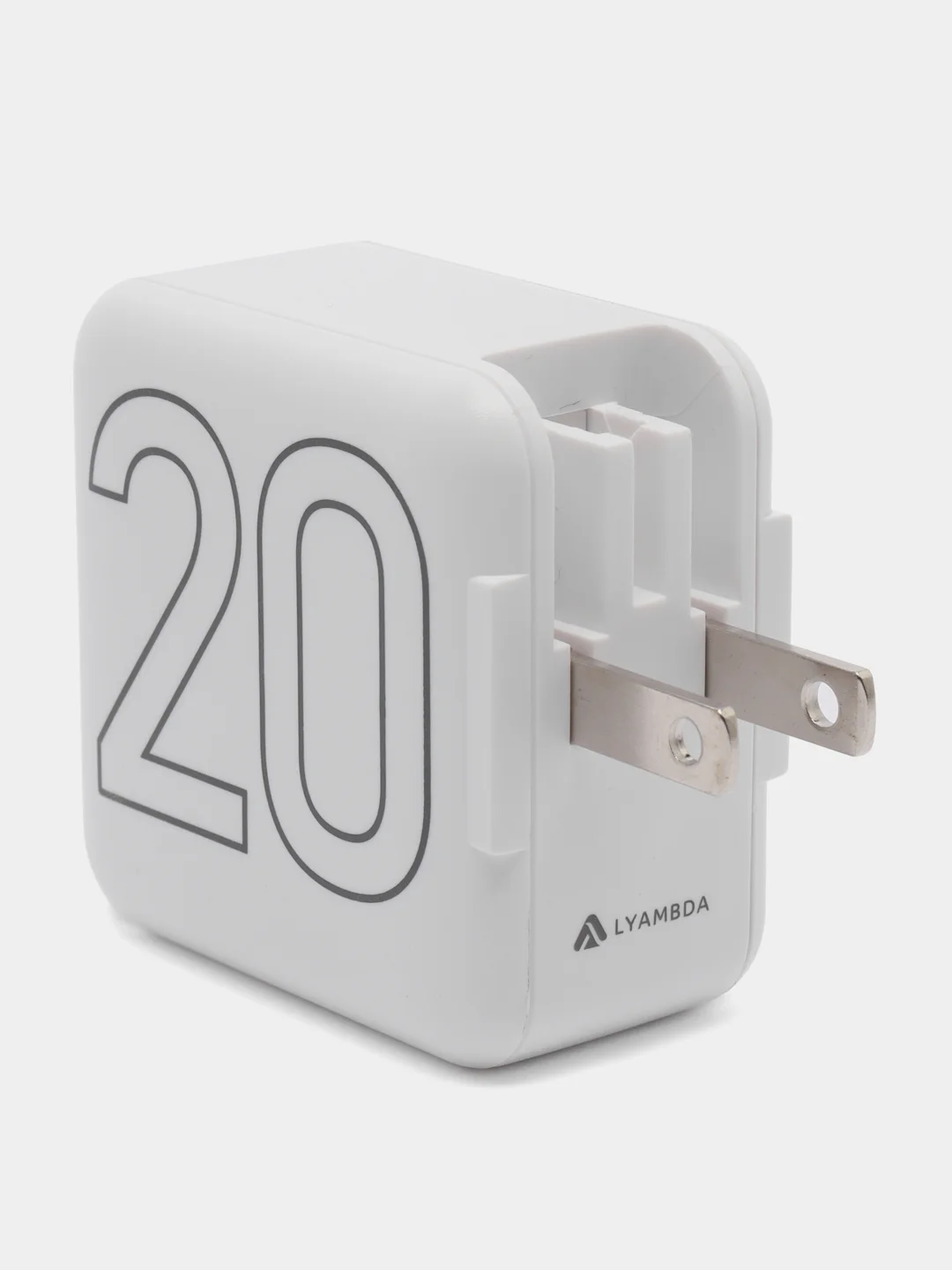 Сетевое зарядное устройство Lyambda 20W,  c 2-мя выходами PD+QC3.0, LT220
