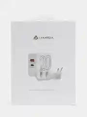 Сетевое зарядное устройство Lyambda 20W,  c 2-мя выходами PD+QC3.0, LT220