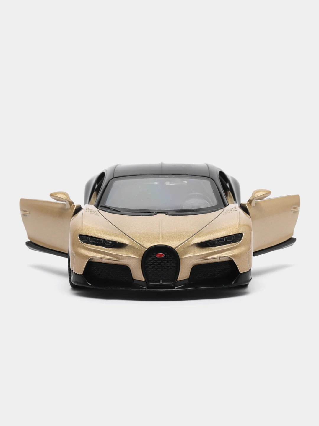 Золотистый хаки машинка металлическая инерционная 1:36 Bugatti Chiron Supersport 12.5 см KT5423/Kinsmart/