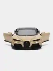 Золотистый хаки машинка металлическая инерционная 1:36 Bugatti Chiron Supersport 12.5 см KT5423/Kinsmart/