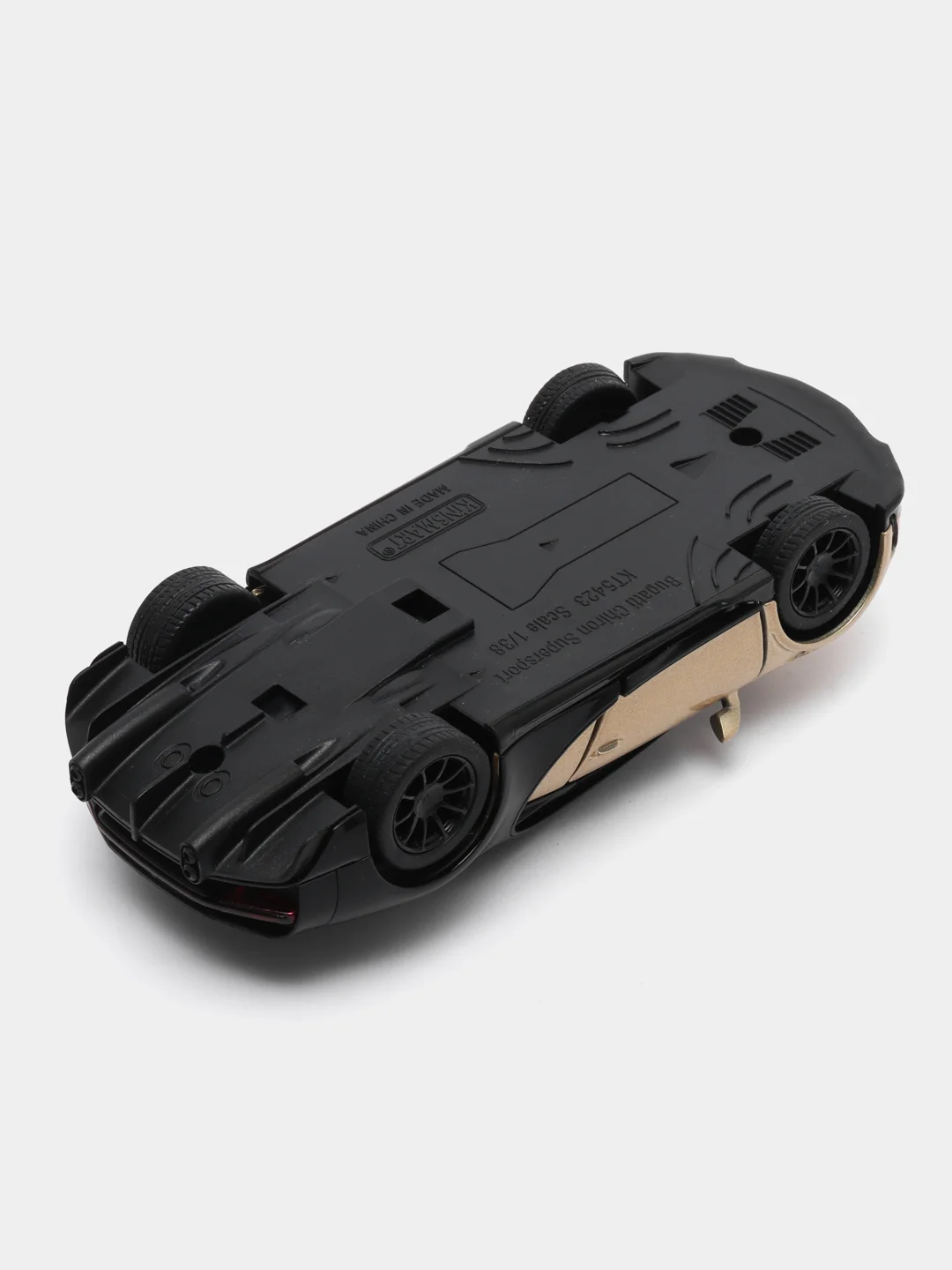 Золотистый хаки машинка металлическая инерционная 1:36 Bugatti Chiron Supersport 12.5 см KT5423/Kinsmart/