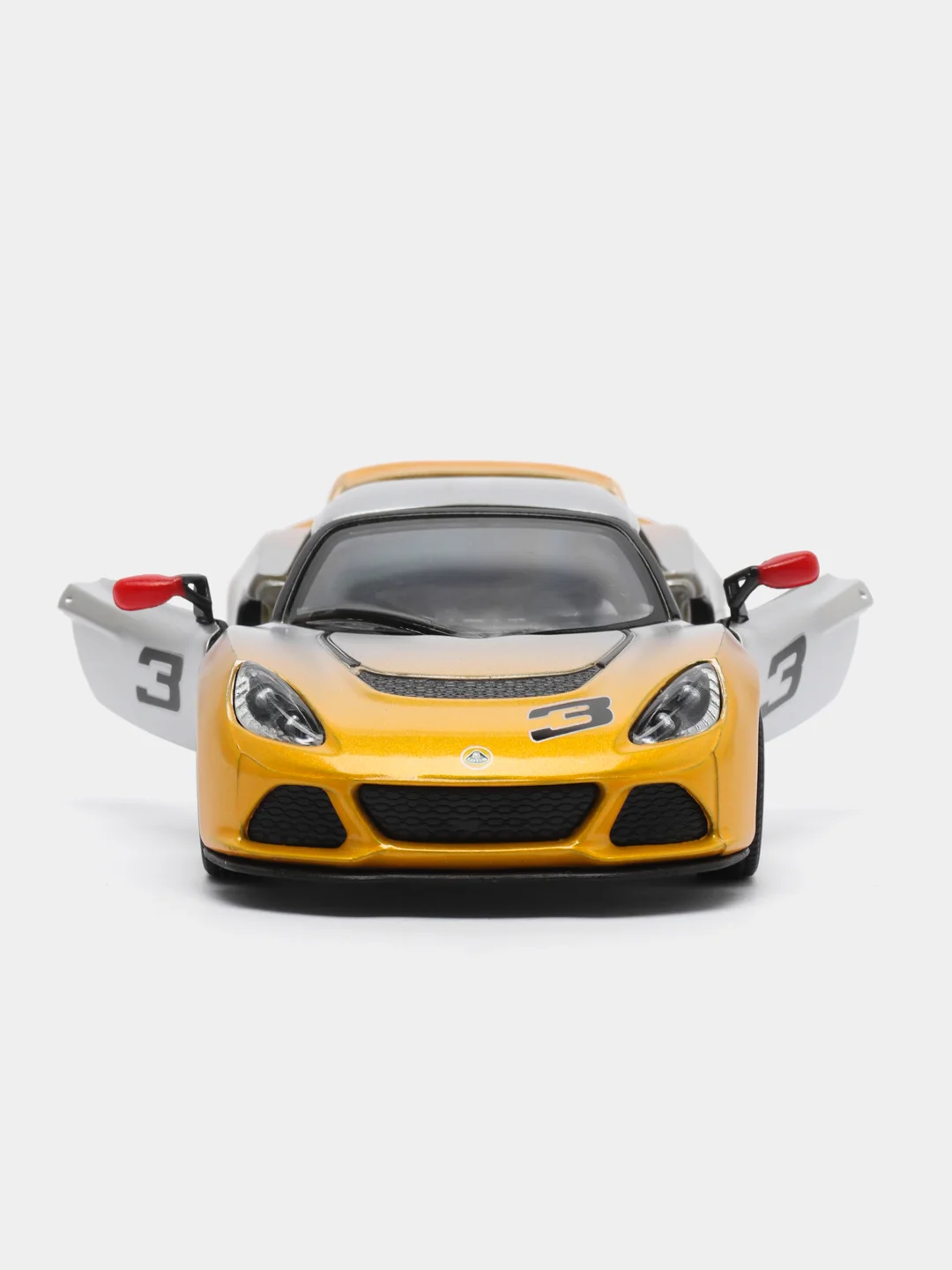 Желтый машинка металлическая инерционная/2012 Lotus Exige S KT5361DG 1:32 /Kinsmart/