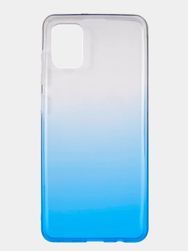 Чехол силиконовый для Samsung Galaxy A31, накладка, бампер, голубой градиент RedLine