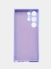 Сиреневый чехол для Samsung Galaxy S23 Ultra (Самсунг Галакси С23 Ультра), силиконовый