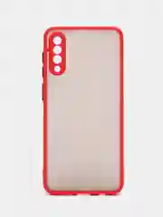Алый чехол Samsung Galaxy A50 / A50s / A30s, пластиковый, матовый с цветными кнопками