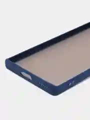 Синий чехол для Huawei Honor 70 (Хуавей Хонор 70), пластиковый, матовый, с цветными кнопками