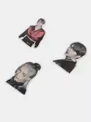 Желтый стикеры Наклейки K-POP Stray Kids до 107 шт, Стикерпак Стрей Кидс