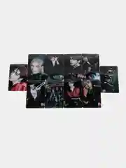 Черный наклейки-карточки K-pop Stray Kids, наборы по 10шт