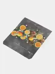 Зелёный хаки обёртка, обложка, бумага для шоколада новогодняя "С Новым годом!",5 штук