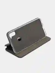 Темно-синий чехол-книжка для Samsung Galaxy A11, экокожа (Самсунг А11)