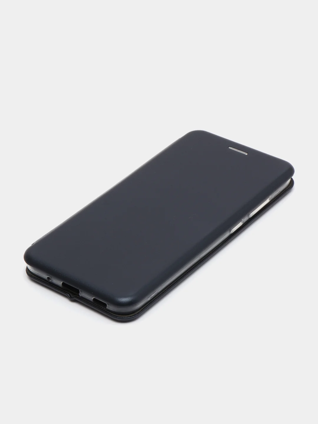 Темно-синий чехол-книжка для Samsung Galaxy A11, экокожа (Самсунг А11)