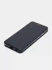 Темно-синий чехол-книжка для Samsung Galaxy A11, экокожа (Самсунг А11)