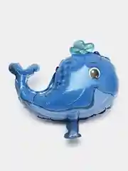 Синий шары фольгированные фигурные, для палочки, разные животные
