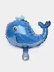 Синий шары фольгированные фигурные, для палочки, разные животные