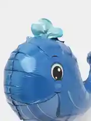 Синий шары фольгированные фигурные, для палочки, разные животные